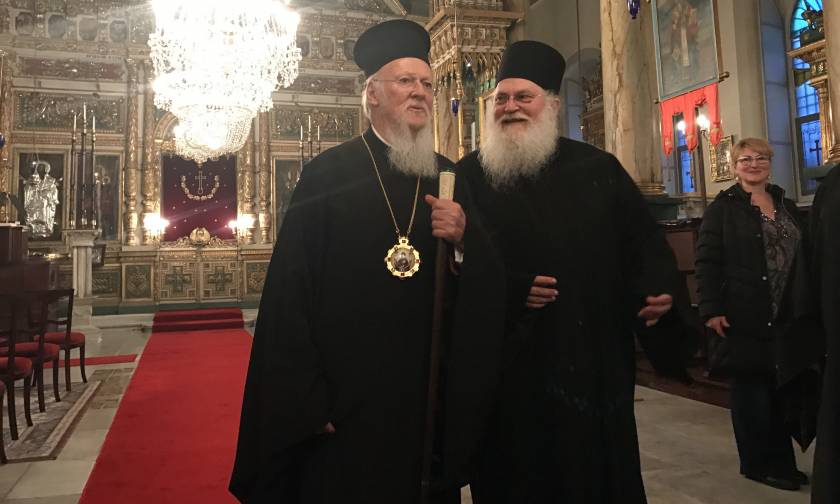 Παρασκήνιο από τη συγκινητική συνάντηση Οικουμενικού Πατριάρχη - Γέροντα Εφραίμ στο Φανάρι (pics)