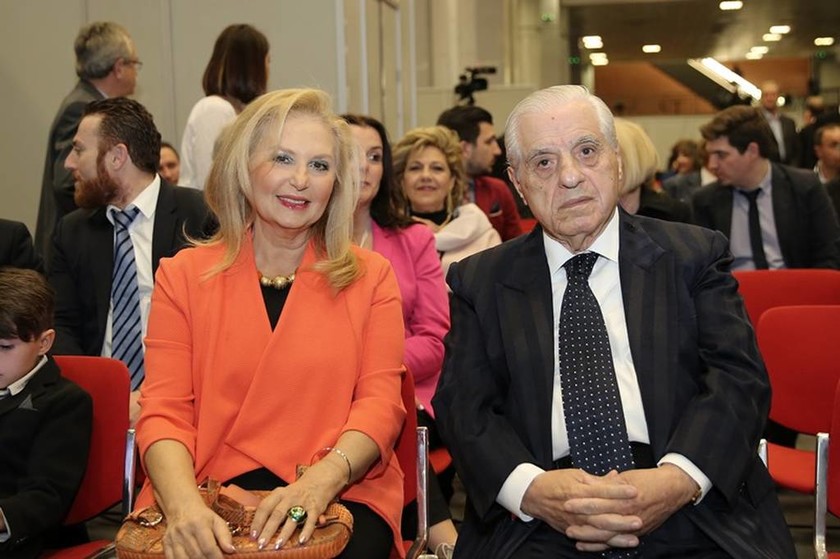 Ο Παύλος Γιαννακόπουλος με τη σύζυγό του Δέσποινα