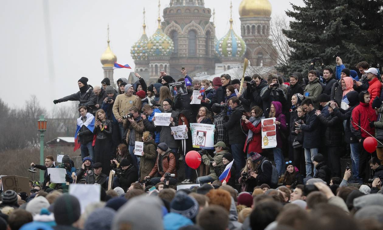 Ρωσία: Μπαράζ συλλήψεων στους δρόμους της Μόσχας - Τι συνέβη;