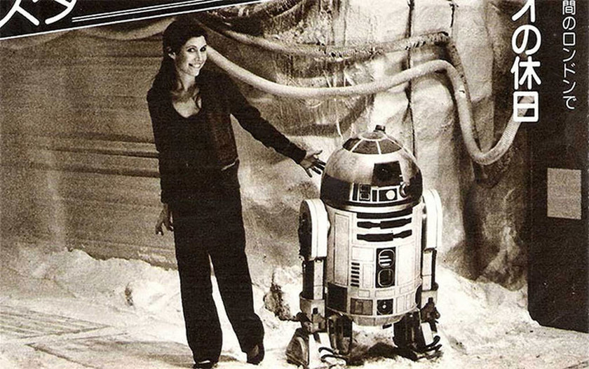 Carrie Fisher -  R2-D2