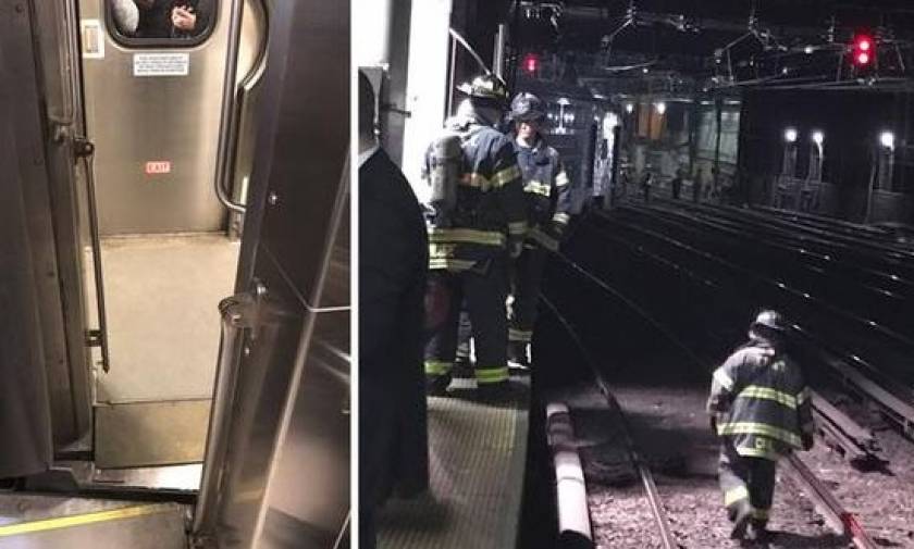 Νέα Υόρκη: Εκτροχιασμός τρένου - Τουλάχιστον τέσσερις τραυματίες (pics)
