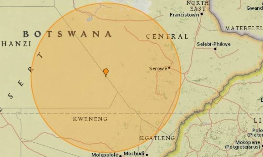 Σεισμός 6,5 Ρίχτερ συγκλόνισε την Μποτσουάνα