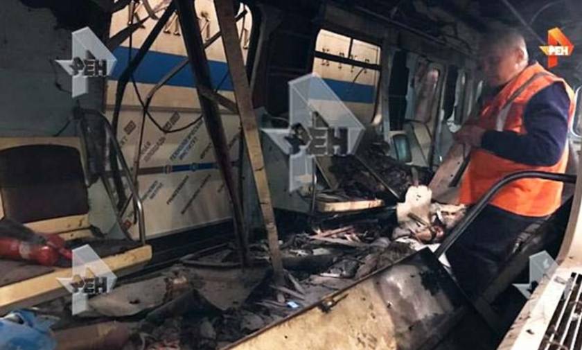 Έκρηξη Αγία Πετρούπολη: Συγκλονιστικές εικόνες από το βαγόνι – Θλίψη και ανησυχία στη χώρα
