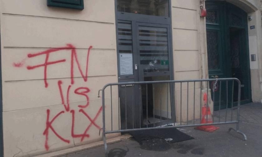 Εμπρηστική επίθεση στα γραφεία της Λεπέν στο Παρίσι