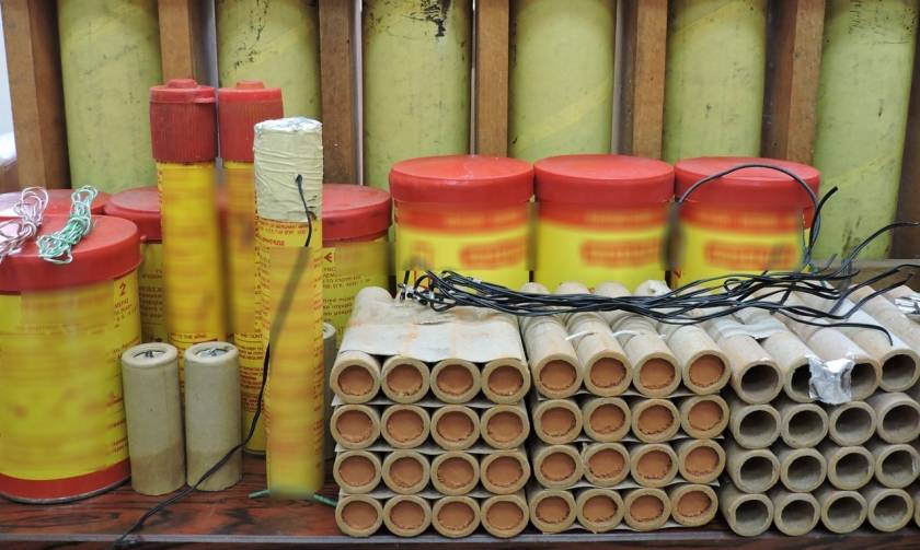 Κέρκυρα: Εντοπίστηκε παράνομο εργαστήριο κατασκευής πυροτεχνημάτων