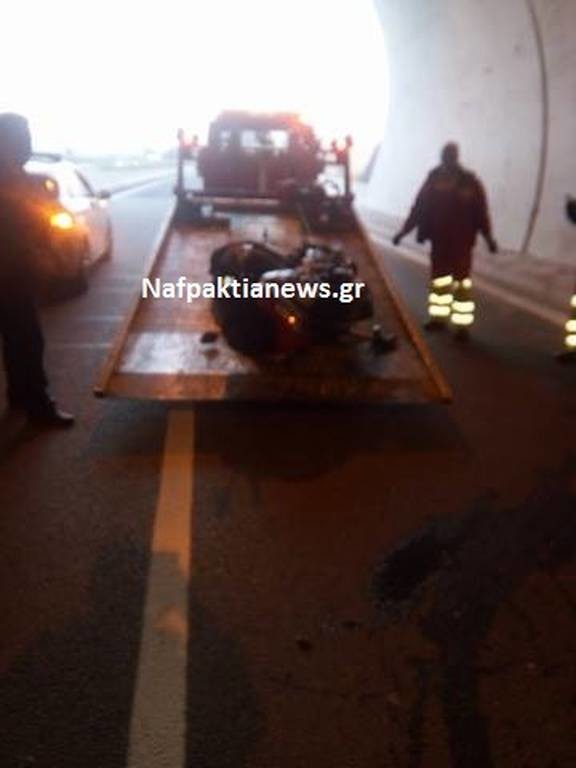 Ιονία Οδός: Το πρώτο τροχαίο ατύχημα στο νέο αυτοκινητόδρομο (pics)