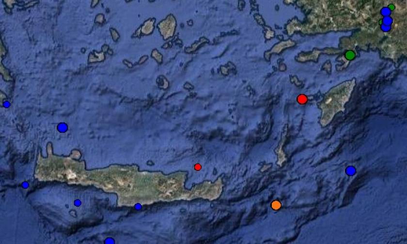 Σεισμός 3,9 Ρίχτερ στην Τήλο - Αισθητός και στη Ρόδο
