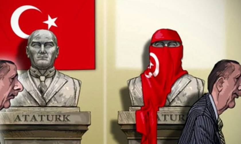 Από τον Ατατούρκ στον... Δικτατούρκ - Το συγκλονιστικό σκίτσο για τον Ερντογάν