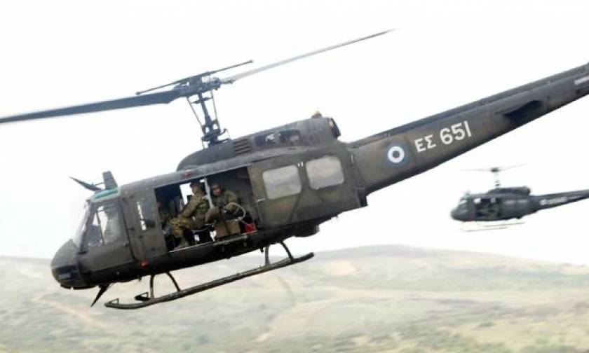 Πτώση στρατιωτικού ελικοπτέρου της Αεροπορίας Στρατού με 5 επιβαίνοντες στην Κοζάνη