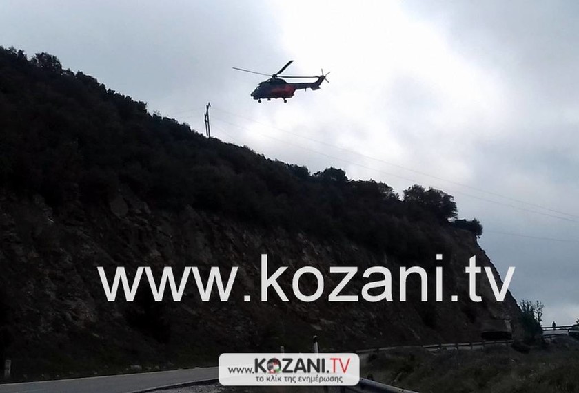 Πτώση στρατιωτικού ελικοπτέρου της Αεροπορίας Στρατού με 5 επιβαίνοντες στην Κοζάνη 