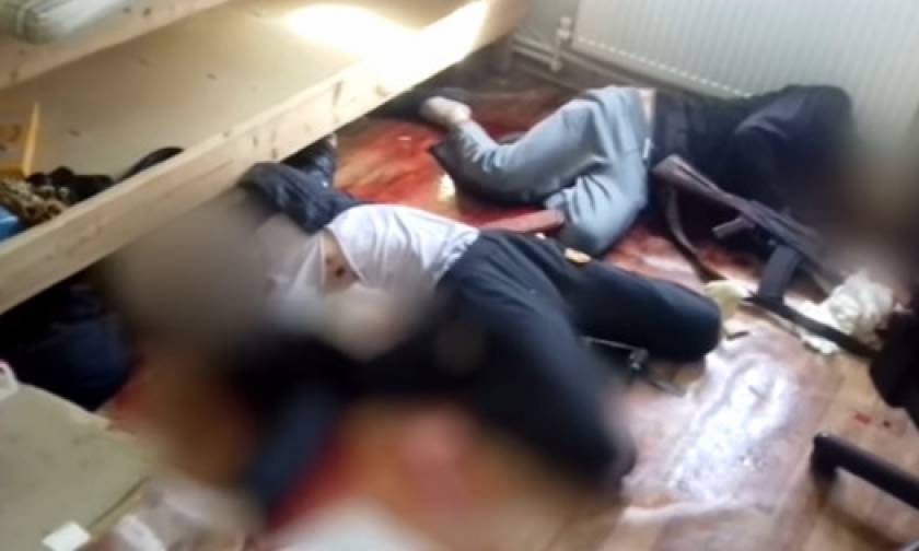 Προσοχή, σκληρές εικόνες: Νεκροί επίδοξοι τρομοκράτες που σχεδίαζαν νέο αιματοκύλισμα (video)