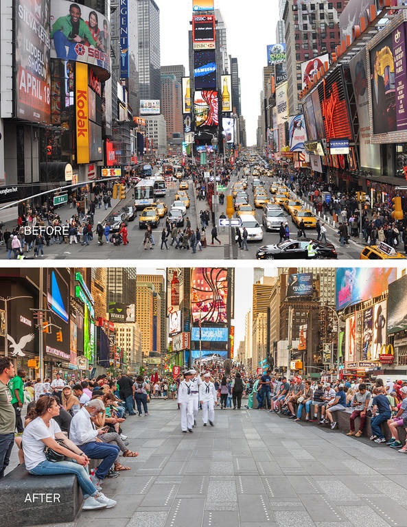 ΗΠΑ: Εγκαινιάστηκε επισήμως η «μεταμορφωμένη» Times Square στη Νέα Υόρκη (pics)