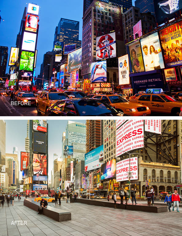 ΗΠΑ: Εγκαινιάστηκε επισήμως η «μεταμορφωμένη» Times Square στη Νέα Υόρκη (pics)