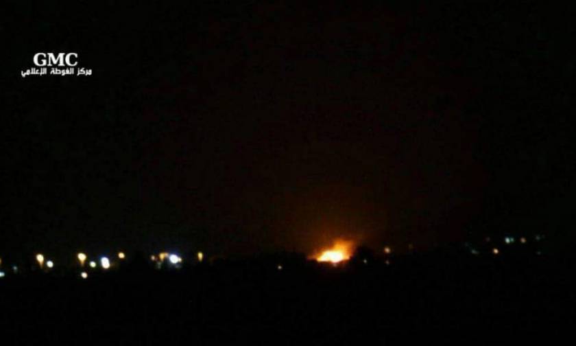 Συρία: Μεγάλη έκρηξη κοντά στο αεροδρόμιο της Δαμασκού (video)