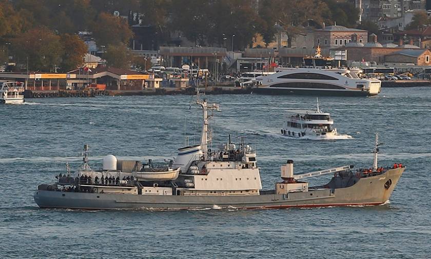 Σύγκρουση ρωσικού πλοίου με εμπορικό στη Μαύρη Θάλασσα