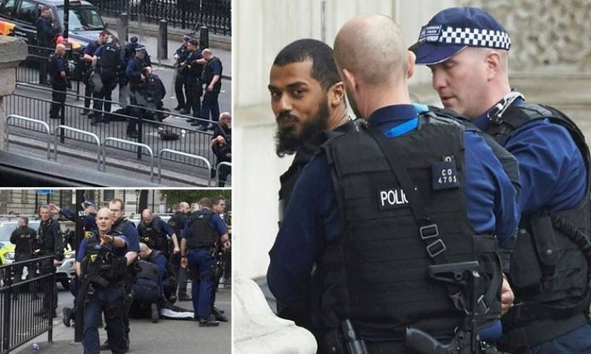 Συνελήφθη άνδρας με μαχαίρια κοντά στο βρετανικό Κοινοβούλιο (pics+vid)