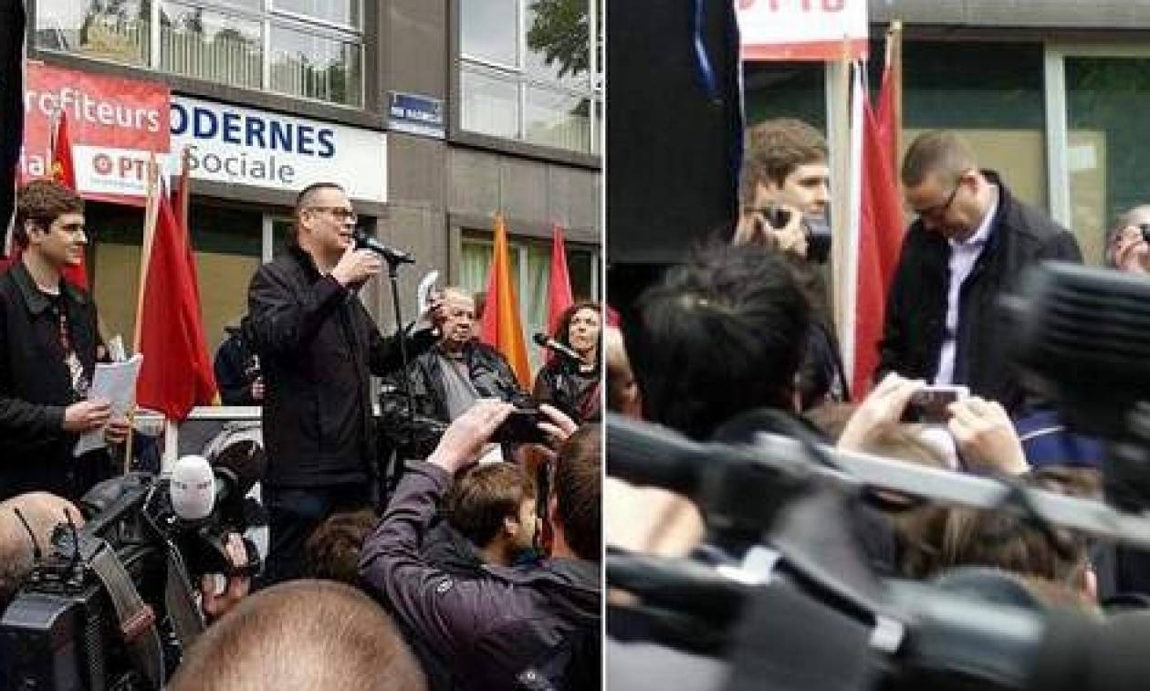 Βίντεο-Σοκ: Μαχαίρωσαν δημοφιλή Βέλγο πολιτικό καθώς εκφωνούσε λόγο για την εργατική Πρωτομαγιά