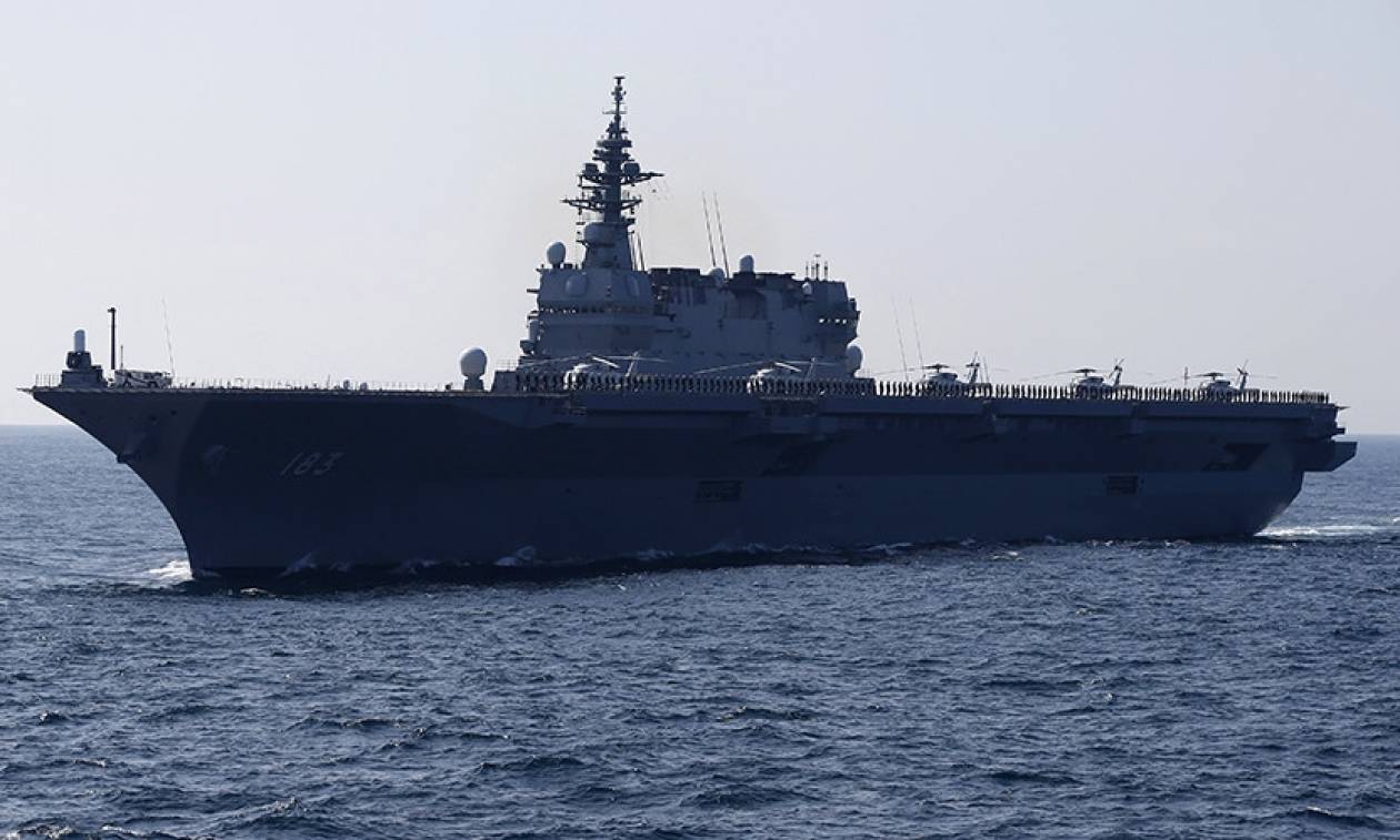 Αγριεύουν τα πράγματα! Η Ιαπωνία στέλνει το μεγαλύτερο πολεμικό πλοίο στην κορεατική χερσόνησο