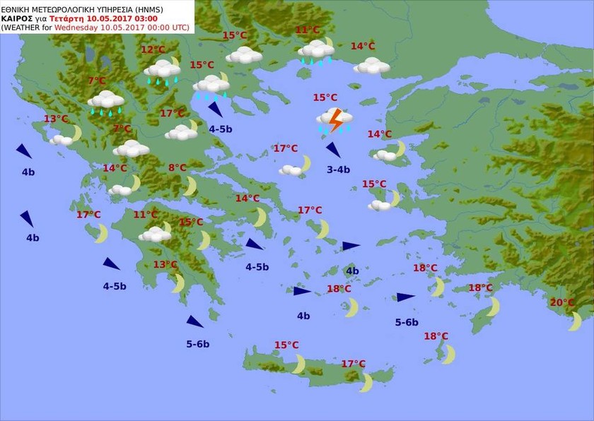 Με καταιγίδες και χαλαζοπτώσεις στη… μισή Ελλάδα ο καιρός της Τρίτης (pics)