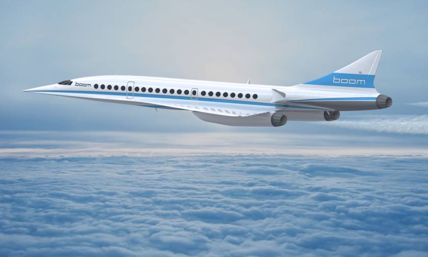 Έρχεται το νέο υπερηχητικό επιβατικό αεροπλάνο Boom, πιο γρήγορο και από το Κονκόρντ (Pics+Vid)