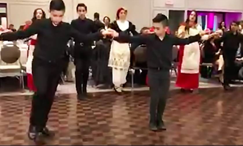 Ελληνόπουλα τρίτης γενιάς χορεύουν Κρητικά στον μακρινό Καναδά! (video)