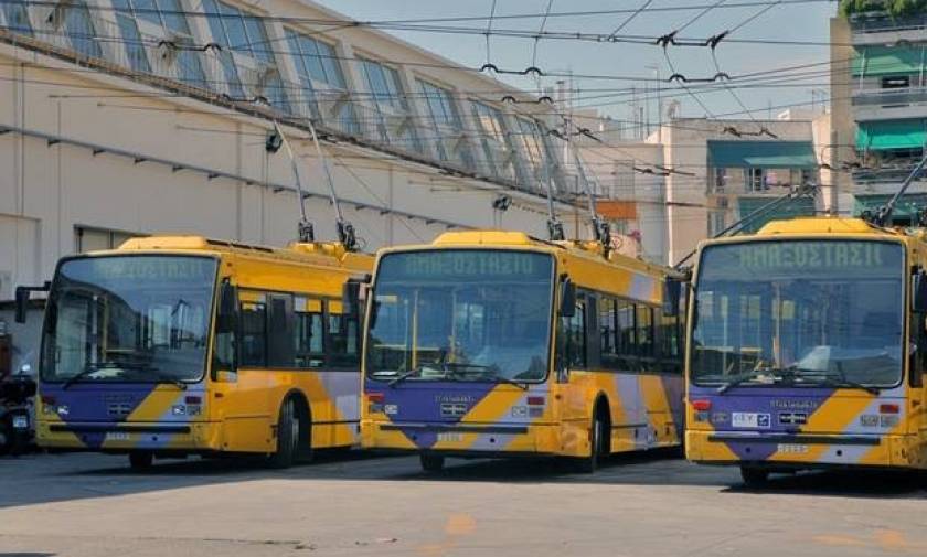 Απεργία στα Μέσα Μαζικής Μεταφοράς: Χωρίς τρόλεϊ η Αθήνα για πέντε ώρες