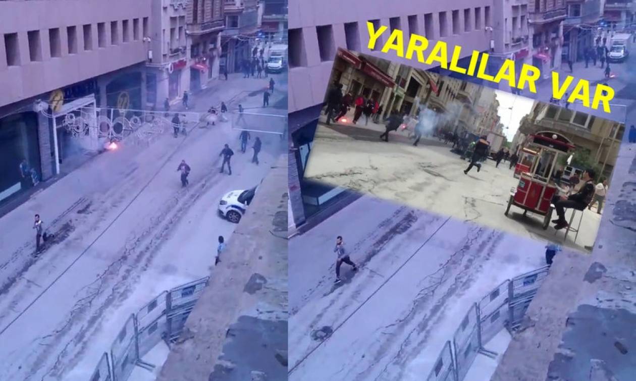 Κωνσταντινούπολη - Ολυμπιακός: Άγριες συμπλοκές και μαχαιρώματα μεταξύ οπαδών (Pics+Vids)