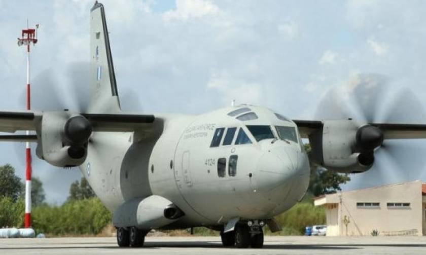 Τρόμος με αεροσκάφος της Πολεμικής Αεροπορίας κατά τη μεταφορά ασθενούς