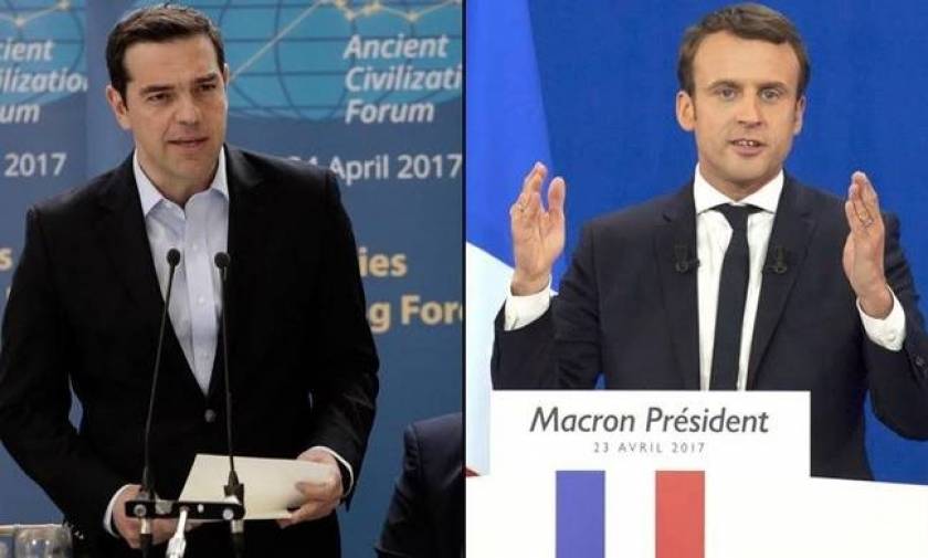 President Macron to PM Tsipras: Agreement on the relief of the Greek debt