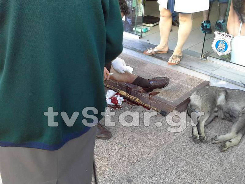 ΣΟΚ στην Θήβα από άγρια επίθεση σκύλου σε ηλικιωμένο (pics&vid)