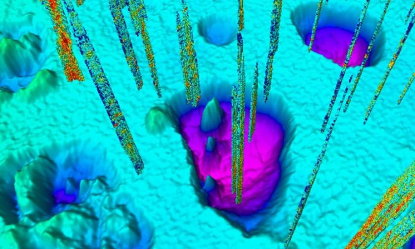 Ανακαλύφθηκαν εκατοντάδες μεγάλοι κρατήρες στον Αρκτικό βυθό από τους οποίους διαρρέει μεθάνιο