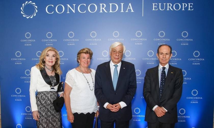 Η Μαριάννα Βαρδινογιάννη στο Concordia Europe Summit