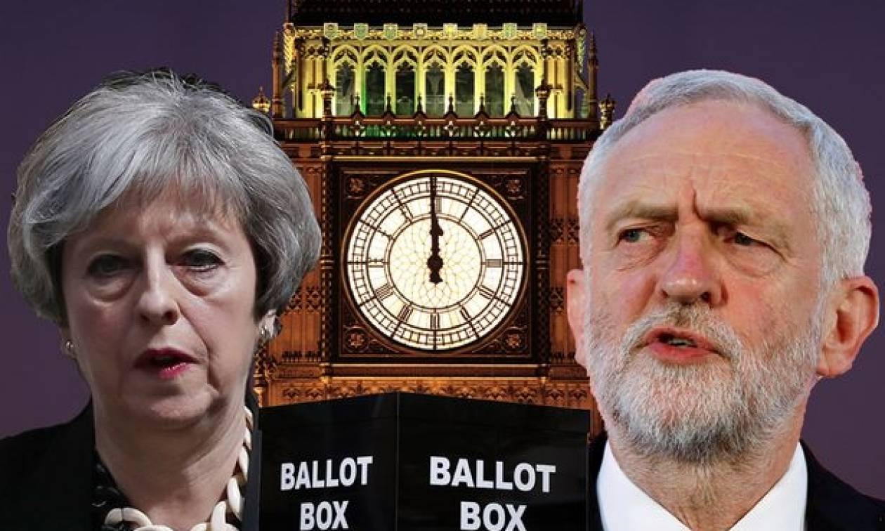 Αποτελέσματα εκλογές Βρετανία: Νίκη της Τερέζα Μέι χωρίς αυτοδυναμία δείχνουν τα Exit Polls