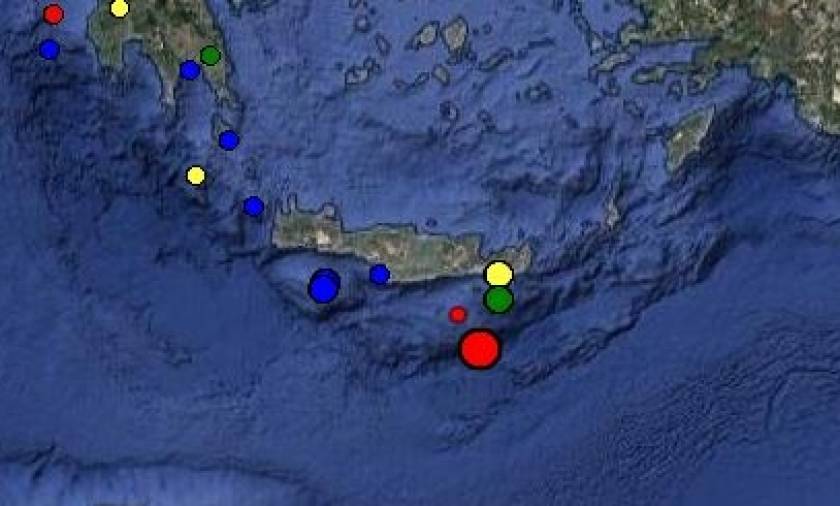 Δύο σεισμοί «ταρακούνησαν» την Κρήτη