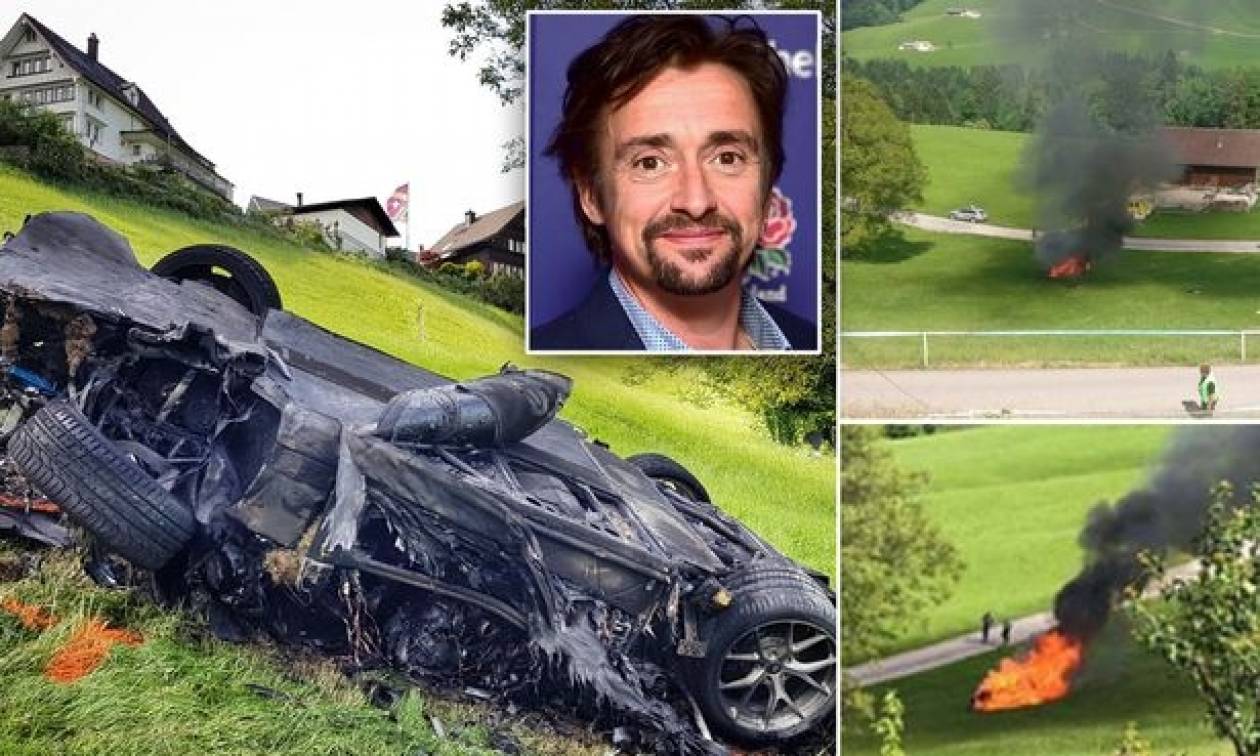 Τρομακτικό τροχαίο ατύχημα για τον πρώην παρουσιαστή του Top Gear, Ρίτσαρντ Χάμοντ (vid)