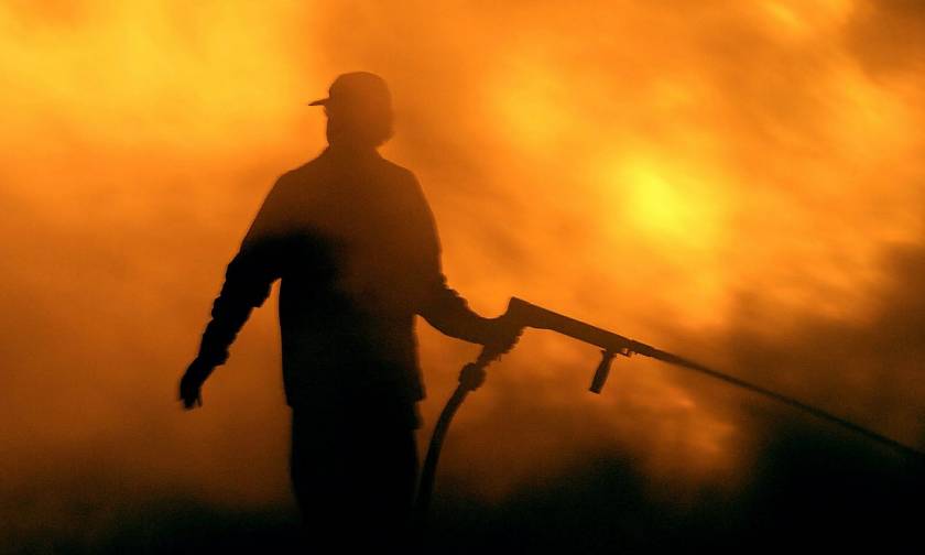 Ηλεία: Μεγάλη φωτιά στο Βελανίδι Πηνείας