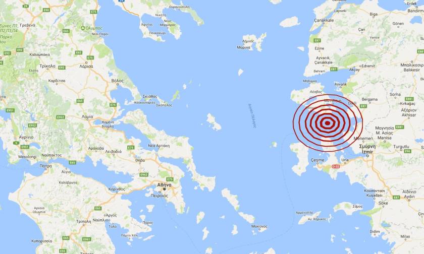 Σεισμός ΤΩΡΑ: Ισχυρός μετασεισμός μεταξύ Χίου και Μυτιλήνης (pics)