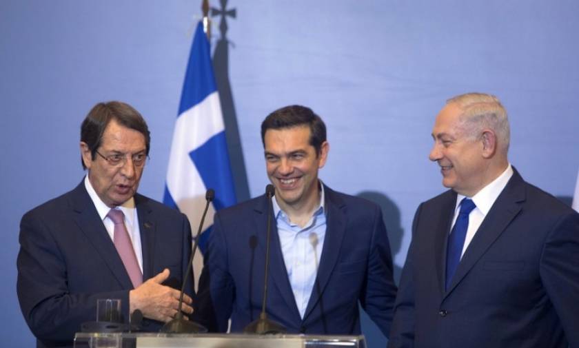 Τριμερής Ελλάδα Ισραήλ Κύπρος - Τσίπρας: Συνεργασία για την ειρήνη και την ασφάλεια της περιοχής