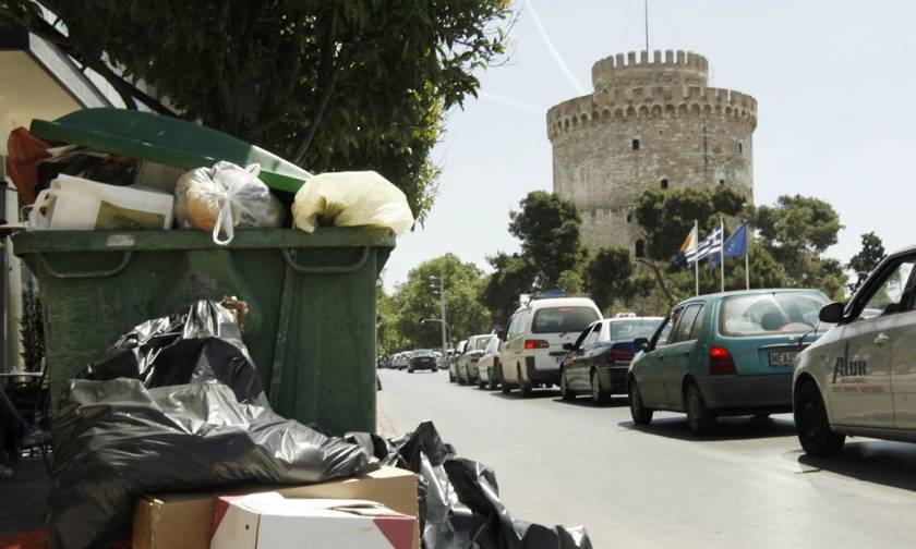 «Πνίγηκε» η Θεσσαλονίκη από τόνους σκουπιδιών