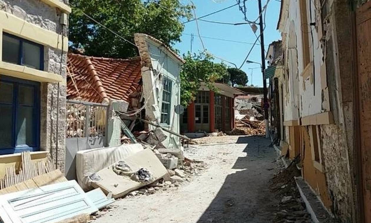 Σεισμός Μυτιλήνη - Βρίσα: Ετοιμόρροπα περισσότερα από διακόσια κτίσματα