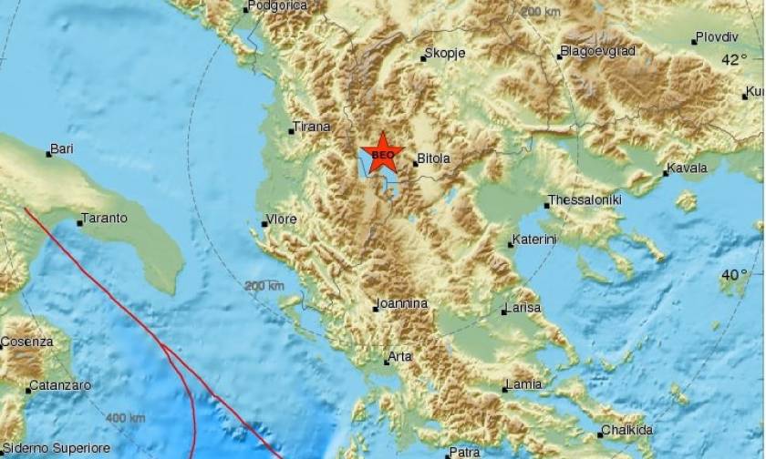 Σεισμός στα Σκόπια