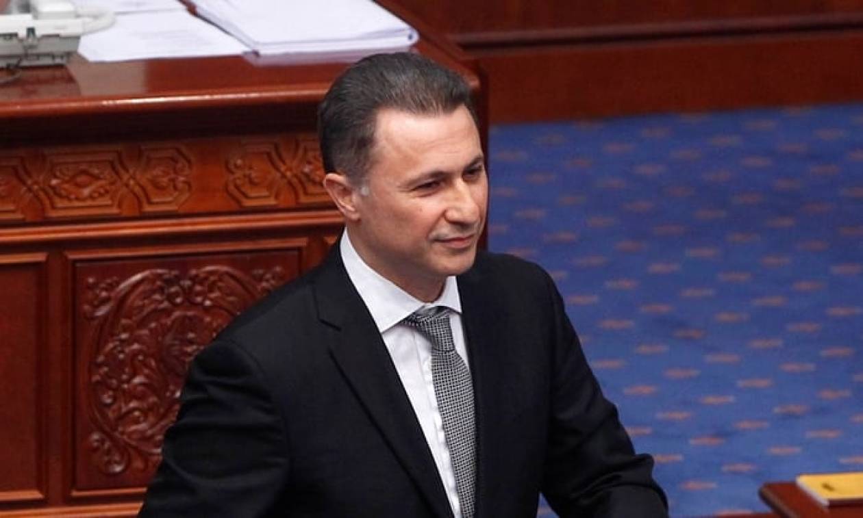Σκόπια: Απαγόρευση εξόδου από τη χώρα για τον τέως πρωθυπουργό Νίκολα Γκρουέφσκι