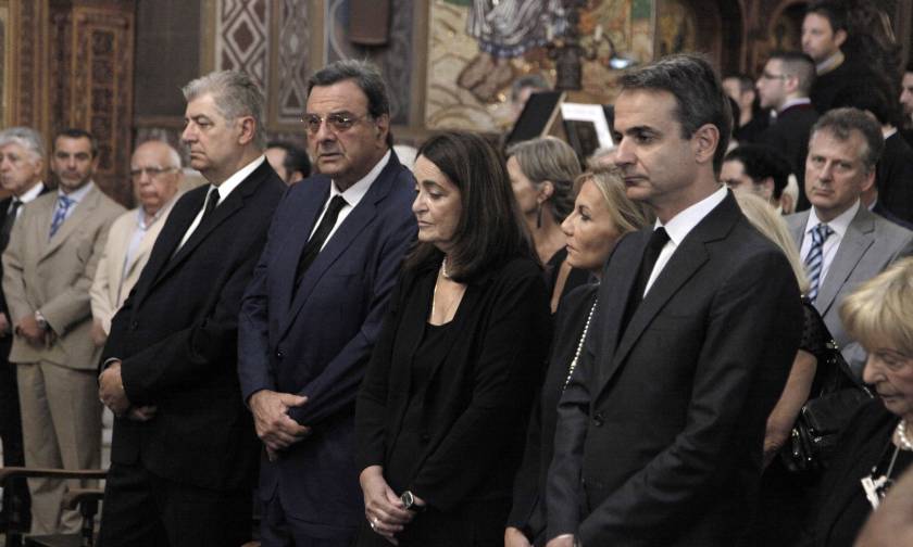 Τελέστηκε το μνημόσυνο για τις σαράντα ημέρες από το θάνατο του Κωνσταντίνου Μητσοτάκη