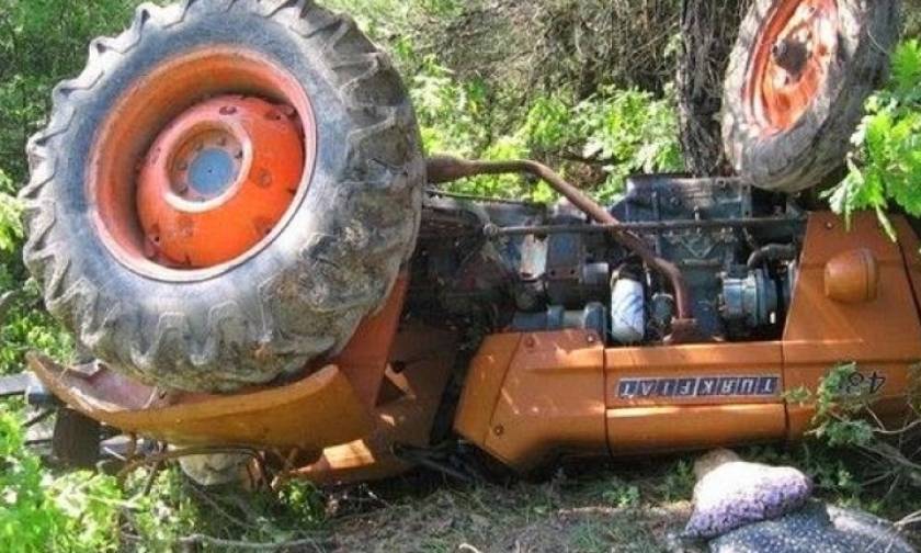 Τραγικός θάνατος αγρότη στην Τιθορέα: Καταπλακώθηκε από το τρακτέρ του