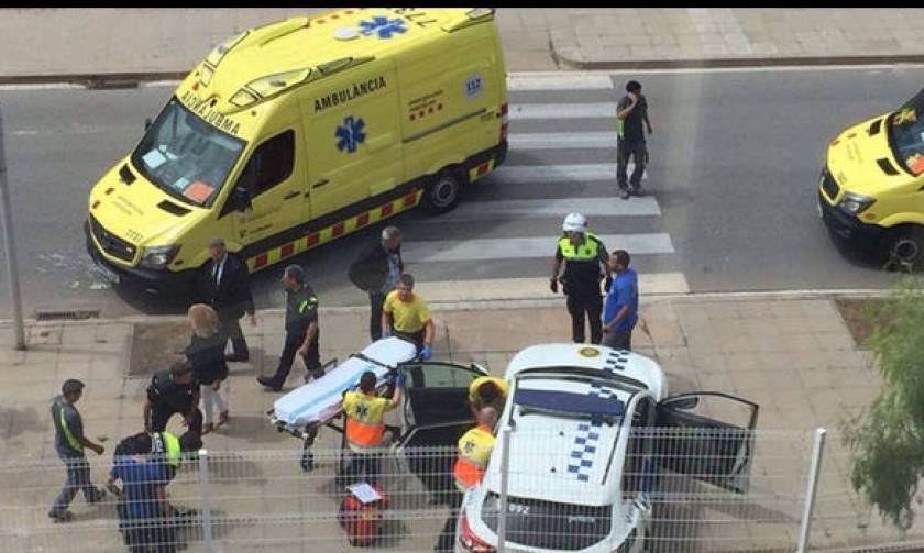 Πυροβολισμοί στη Βαρκελώνη - Δύο αστυνομικοί τραυματίες (pics)