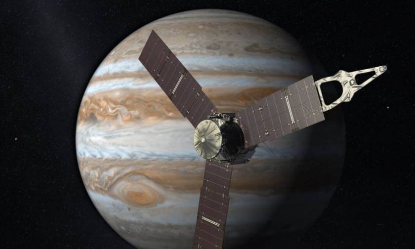 Το Juno της ΝΑSA έστειλε φωτογραφίες από τον πλανήτη Δία