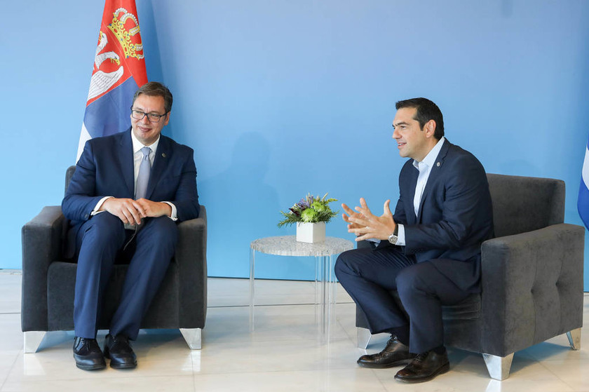 Τετ - α - τετ Τσίπρα με τον πρόεδρο της Σερβίας στη Θεσσαλονίκη
