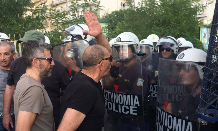 Χάος στη Θεσσαλονίκη: Επεισόδια πριν από τη συνάντηση Τσίπρα - Γιούνκερ