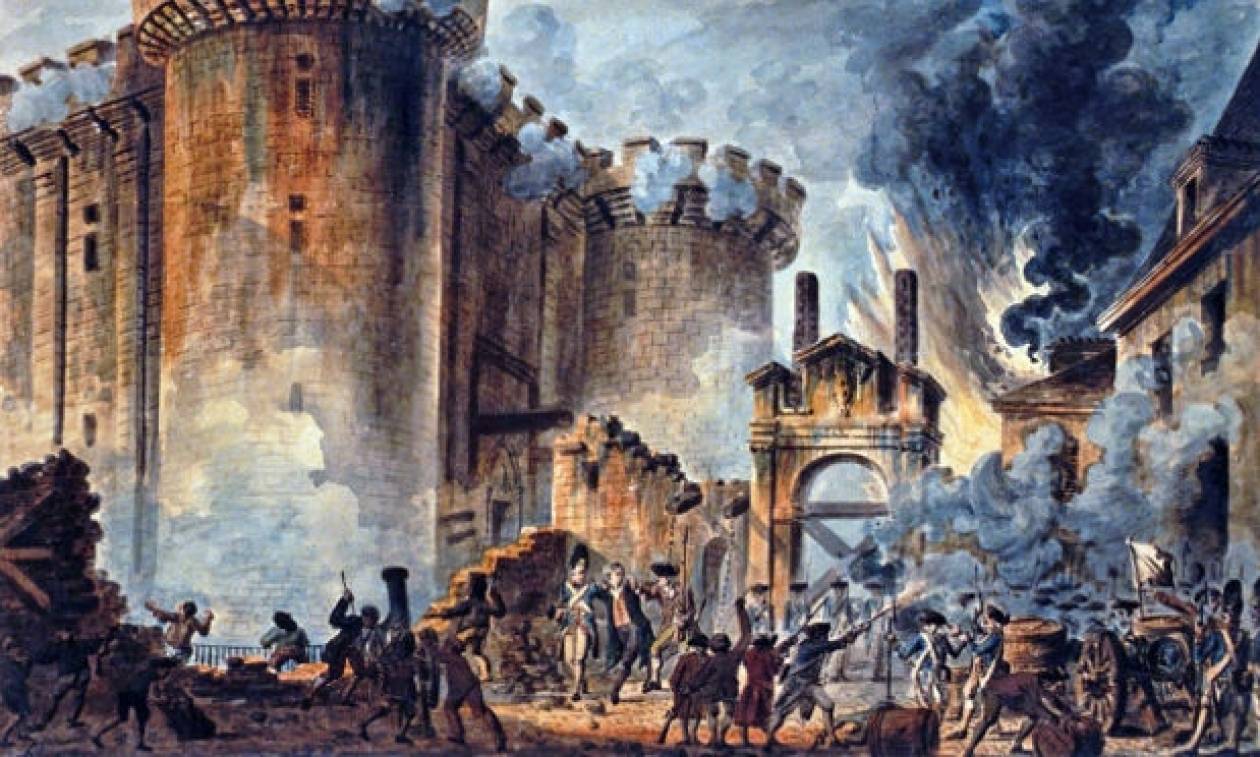 Σαν σήμερα το 1789 η άλωση της Βαστίλης που σηματοδότησε την έναρξη της Γαλλικής Επανάστασης