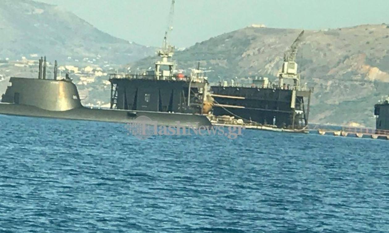 Στη Σούδα το υποβρύχιο Παπανικολής –Σε επιφυλακή για την κυπριακή ΑΟΖ